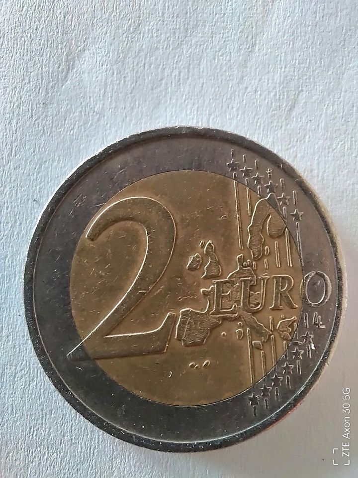 2 € Münze Griechenland Fehlprägung in Altdorf
