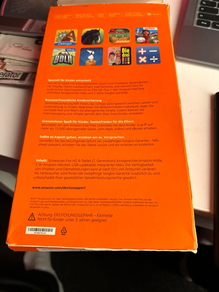 Amazon fire HD 8 Kids Edition in Burgdorf