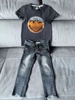 Kinderset Hose/Jeans+T-shirt Schwarz 3/4 Jahre Hessen - Rüsselsheim Vorschau