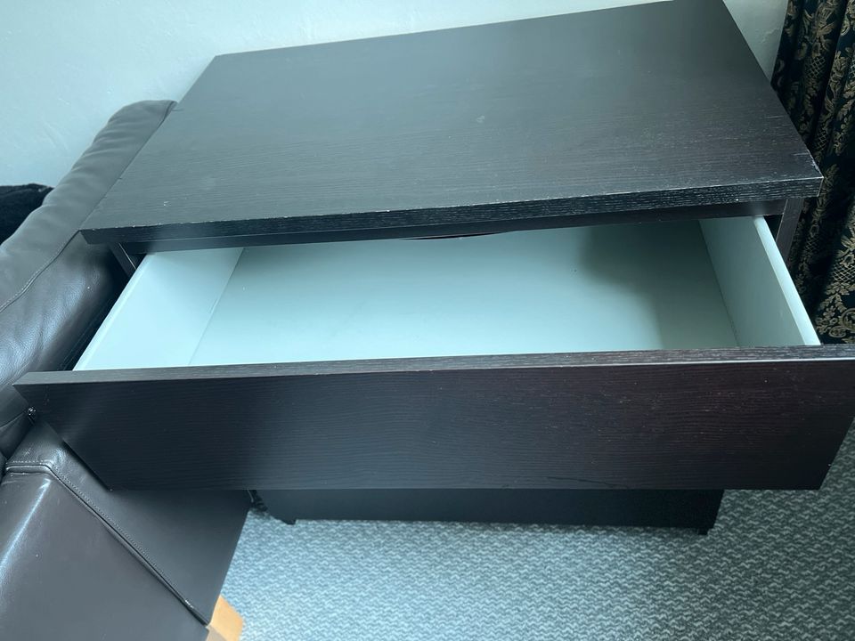 IKEA Malm Kommode mit 3 Schubladen schwarz in Bremen