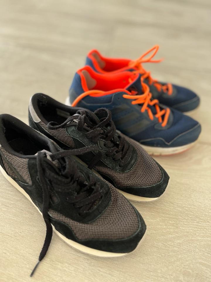 Set Sneaker Reebok 39 1/3 Adidas 39 blau schwarz orange in Dissen am Teutoburger Wald