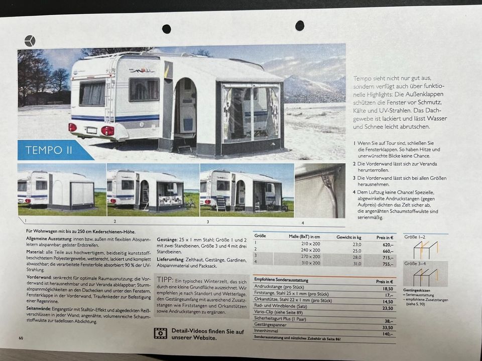 DWT Wintervorzelt "Tempo", Größe 1 in Wendelstein