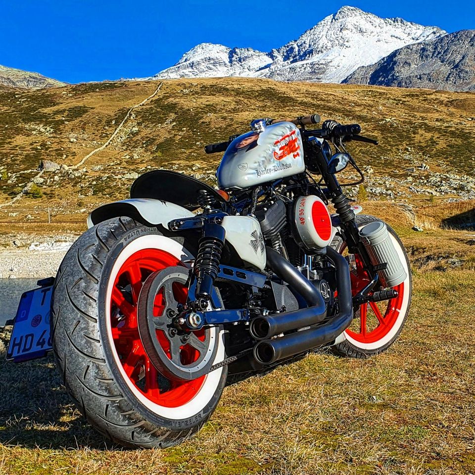 Harley-Davidson Iron 1200 Sportster Projekt Bike "Der rote Baron" in Meckenbeuren