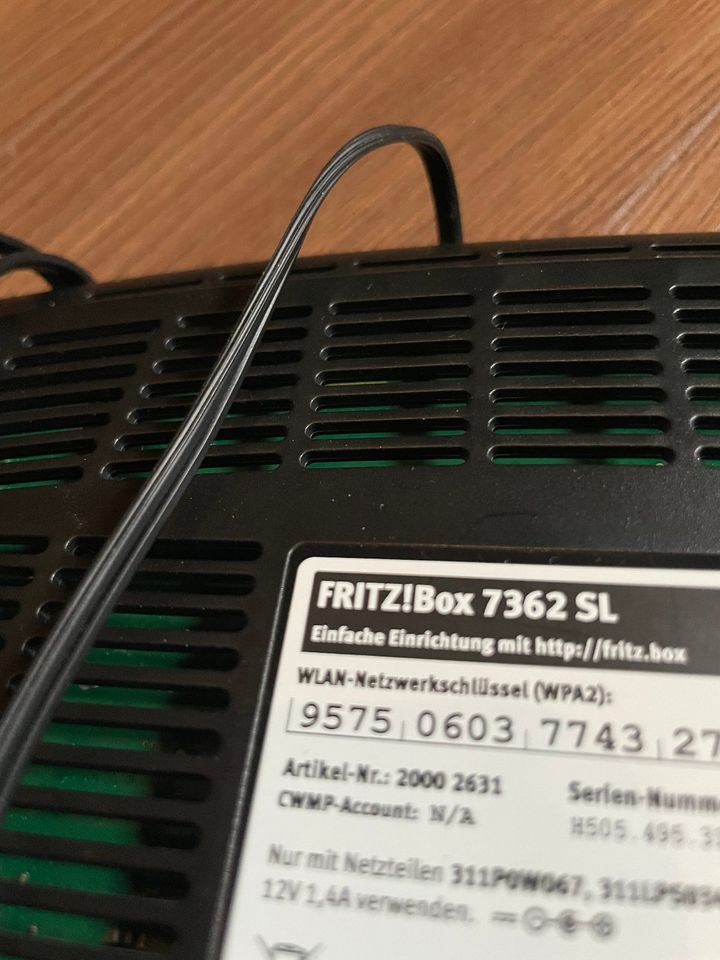 AVM FritzBox WLAN Router 7362SL schwarz in Coswig