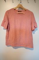 rosa T-Shirt mit Trompetenärmeln von ONLY, Größe S Baden-Württemberg - Achern Vorschau