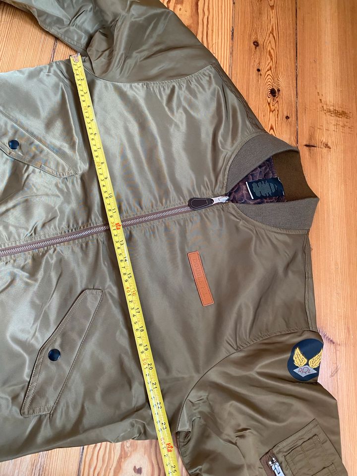 RRL XL Double RL Flieger Jacke Ralph Lauren Wendejacke Rarität in Berlin