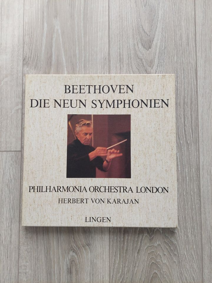 BEETHOVEN - DIE NEUN SYMPHONIEN (KARAJAN) - BOX SET in Rheda-Wiedenbrück