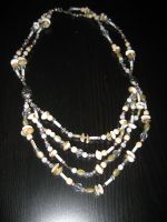 Wunderschöne Halskette aus Perlen + Schmucksteinen Stuttgart - Vaihingen Vorschau