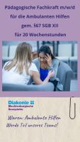 Waren (Müritz): Pädagogische Fachkraft m/w/d für die Ambulanten Hilfen gem. §67 SGB XII für 20 Wochenstunden Müritz - Landkreis - Waren (Müritz) Vorschau