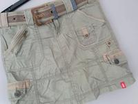 ♥ EDC by Esprit Gr. 36 Cargo Rock Sommerrock Khaki Grün Gürtel Nordrhein-Westfalen - Brilon Vorschau
