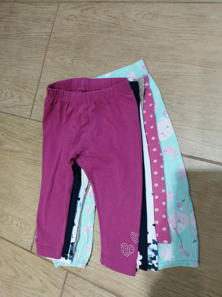 Sommer Leggings Gr 74 Kleidungspaket Mädchen Hose 6 St. Set Next in Lohr (Main)