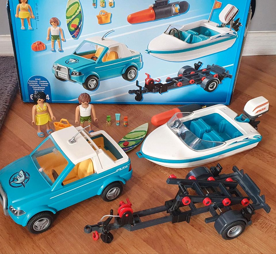 PLAYMOBIL 6864 - Surfer-Pickup mit Speedboat | Boot in Hamburg