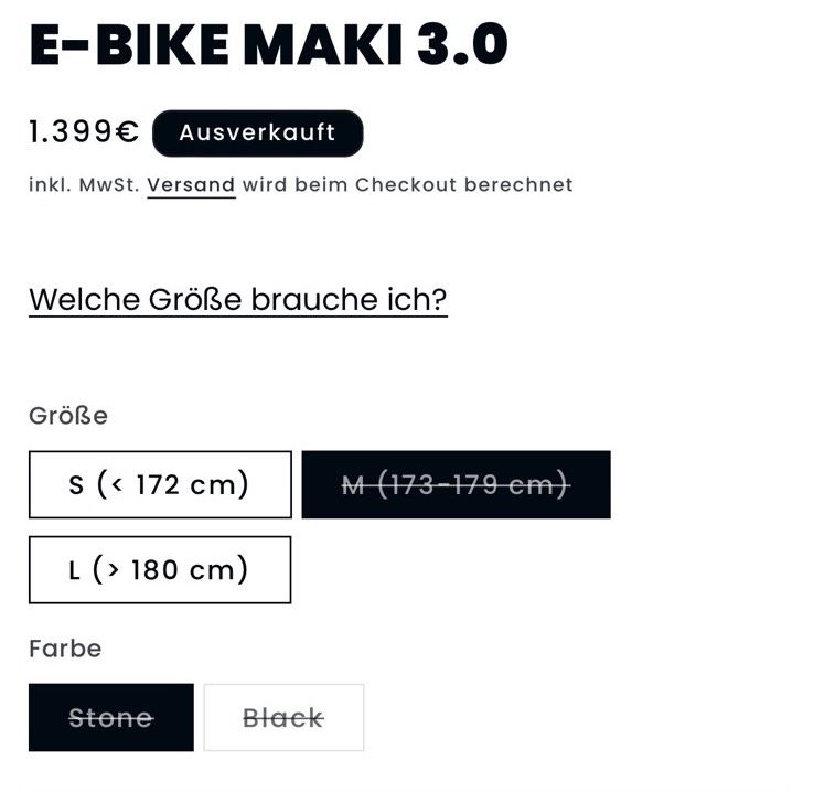 Sushi maki 3.0 Medium e-bike in Berlin