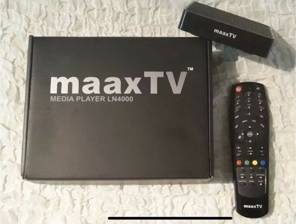 maaxTV Media Player LN4000 IP TV Receiver Fernbedienung in Grosselfingen