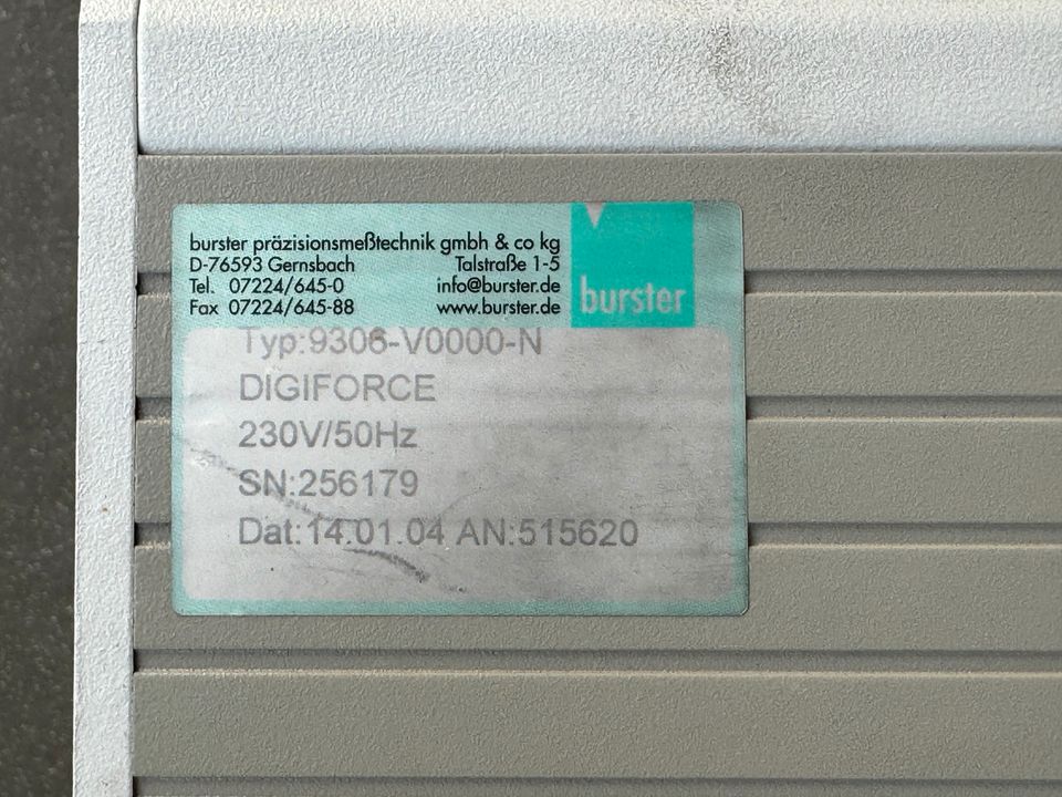 Burster Digiforce 9306 in Cremlingen