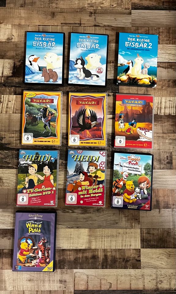 Diverse DVD‘s/DVD Der kleine Eisbär, Yakari, Heidi, Winnie Puuh in Lütjensee