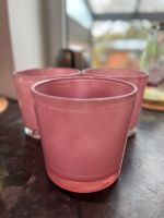 3 rosa Blumentöpfe / Übertöpfe aus Glas (16cm) Nordrhein-Westfalen - Wesseling Vorschau