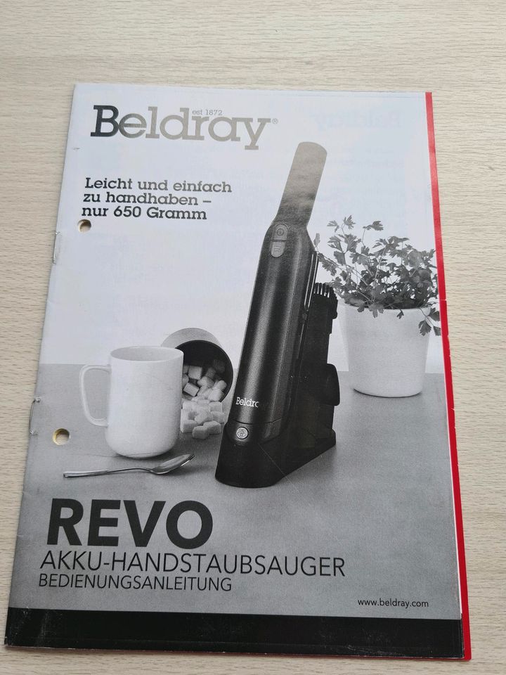 Beldray Akku Handstaubsauger Revo, NEU, mit zubehör in Eckental 