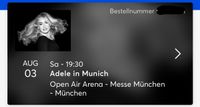 2x Tickets für das Adelle Konzert in Munich am 03.08.2024 Niedersachsen - Einbeck Vorschau