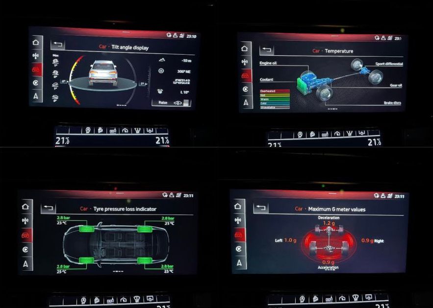 Audi RS Monitor A3 A4 A5 A6 A7 S6 S7 A8 Q5 Q7 Q8 in Tülau