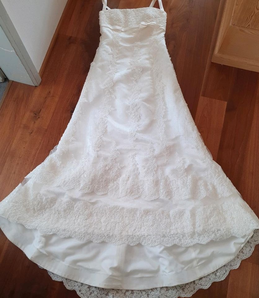 Brautkleid creme weiß Gr.38/40 in Schelklingen