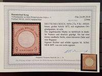 Briefmarken Deutsches Reich MiNr. 27a. BPP überprüft. Pf mit Falz Hessen - Wiesbaden Vorschau