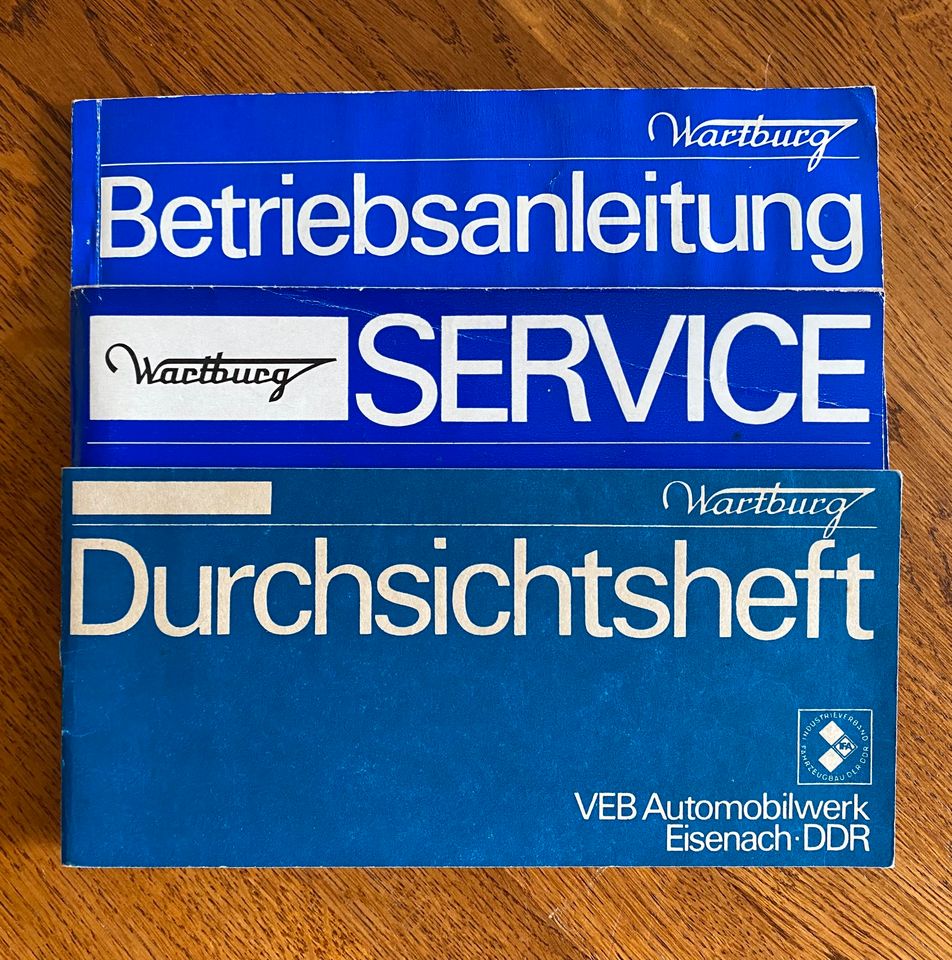 VEB AWE Wartburg Handbücher Anleitung IFA Service DDR in Weingarten