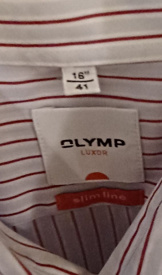 Olymp Herrenhemden Hemd Luxor Slim Line Gr.41 in Abstatt
