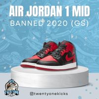 Air Jordan 1 Mid Banned 2020 (GS) EU 38 Baden-Württemberg - Bietigheim-Bissingen Vorschau