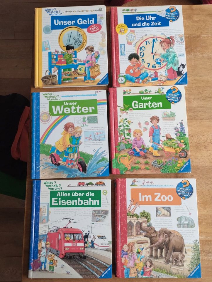 Wieso Weshalb Warum Bücher (Geld, Uhr, Wetter, Garten, Zoo, Eisen in Frankfurt am Main