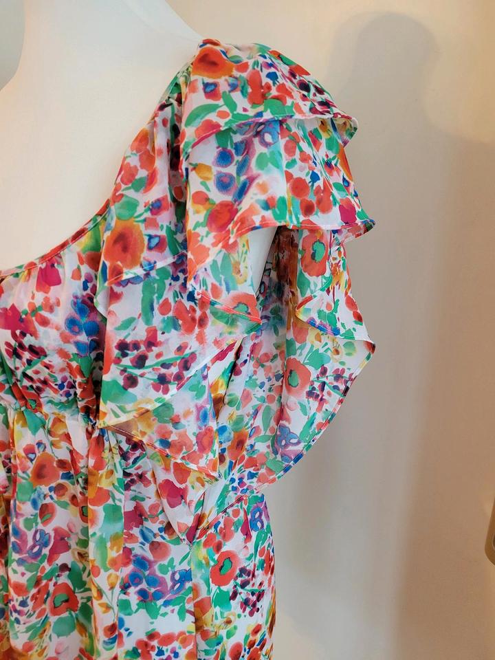 H&M "Garden Collection" Top Bluse Gr. 34 36 XS S, bunte Blumen in München