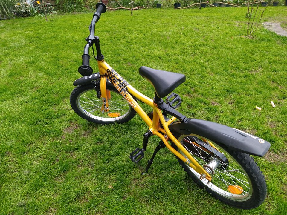 BULLS TOKEE Kinder -Fahrrad MTB 18 Zoll gelb/orange in Zossen-Wünsdorf