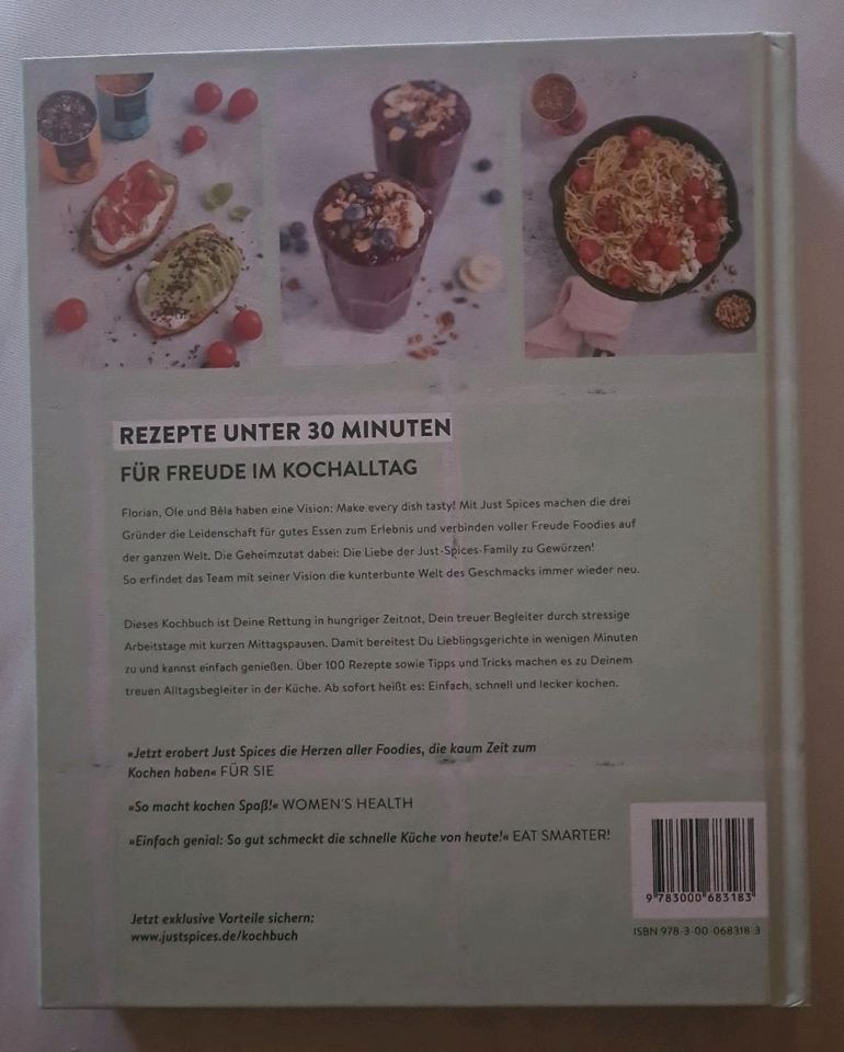Kochbuch Just Spices - Rezepte unter 30 Minuten in Raisting