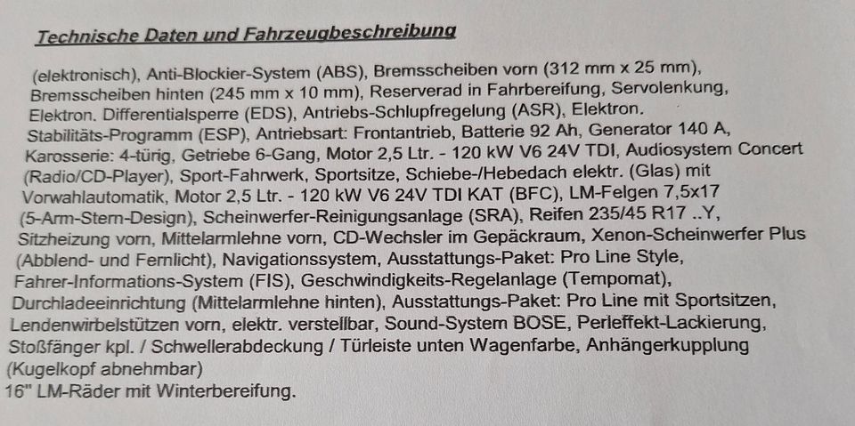 Audi A6 2,5 TDI Kombi mit TÜV bis 9.25 **WICHTIG LESEN** in Kiel