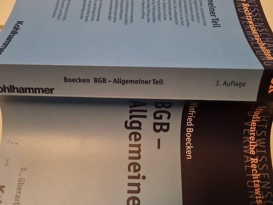 BGB - Allgemeiner Teil | Buch | 9783170299030 3. überarbeitete Au in Düren
