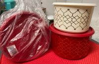 Tupperware Keksdosen Set (2) orientalische Runde 2x Baden-Württemberg - Gottmadingen Vorschau