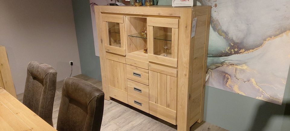 H&H, Highboard Santorini, Eiche teilmassiv, VORHER 1.999 € in Lübeck