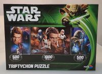 2000 Teile Triptychon Puzzle Noris Star Wars Baden-Württemberg - Ellhofen Vorschau