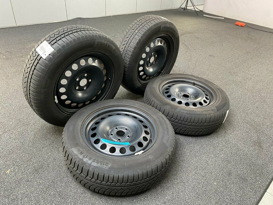 4x Winterkompletträder 17" Stahl VW Tiguan 215/65 R17 Nr. 2303 in Raesfeld