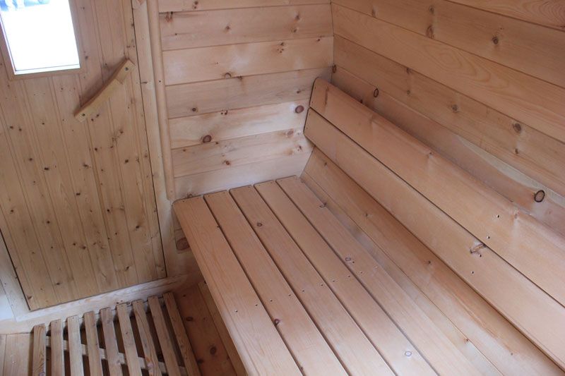 Sauna Fass-Sauna aus Sibirische Zeder Ø220x300cm Holz- oder Elektro-Ofen Fasssauna in Essen
