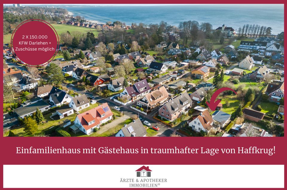 Einfamilienhaus mit Gästehaus in traumhafter Lage von Haffkrug! in Scharbeutz