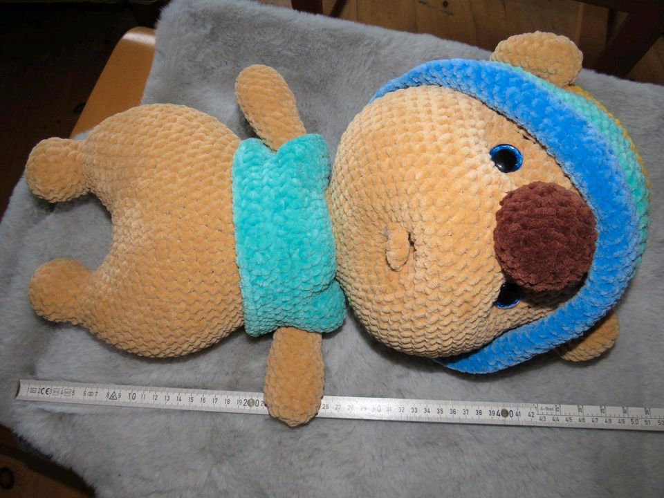 Handmade*Amigurumi*gehäkelt*großer Teddy Bär~50cm~Neu* in Hatten
