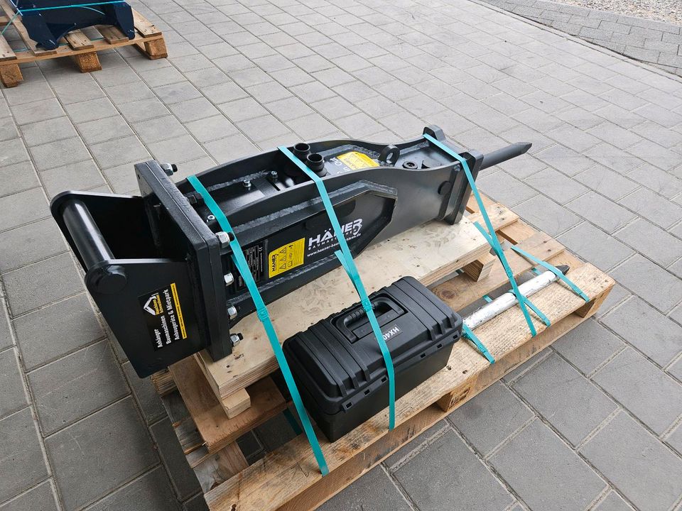 ✅Lager✅ Hydraulikhammer Minibagger 1-2,5t, Häner HX 400 SET in Brunnen