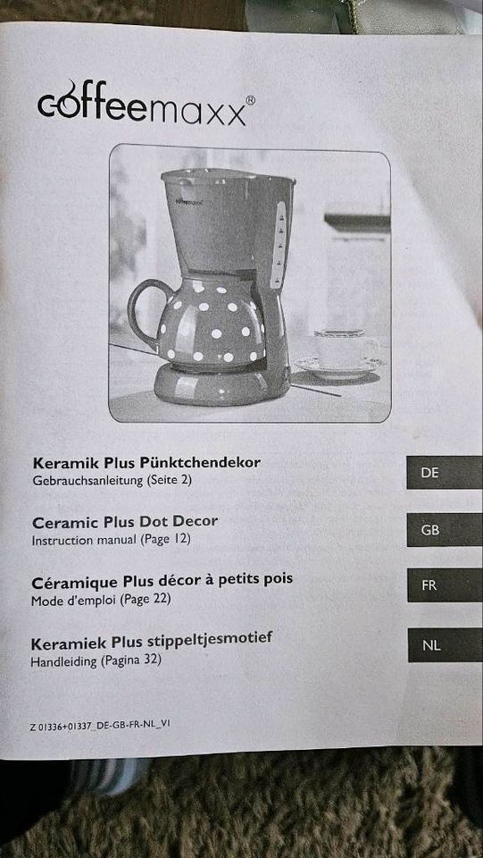 Kaffeemaschine in Scheeßel