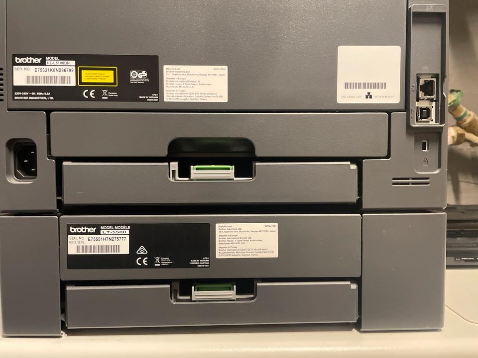 Laser Drucker Brother HL-L5100DN T inkl. Toner und Trommel neu in Maxdorf