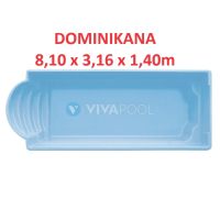 TOP ANGEBOT GFK Premium Pool Dominikana 8,10x3,16m Fertigbecken Brandenburg - Frankfurt (Oder) Vorschau
