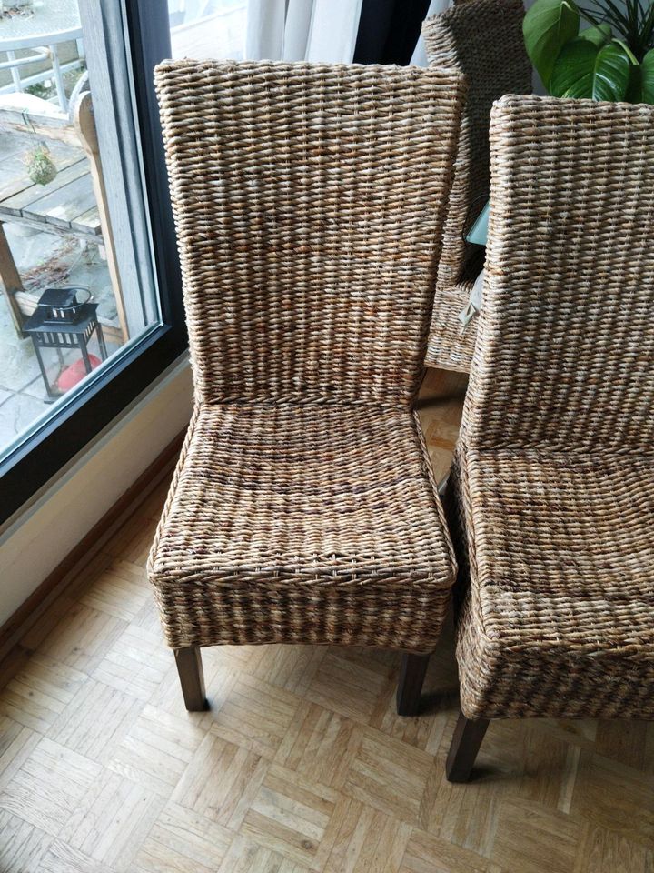 Rattan Stuhl insgesamt 6 Stühle in Düsseldorf