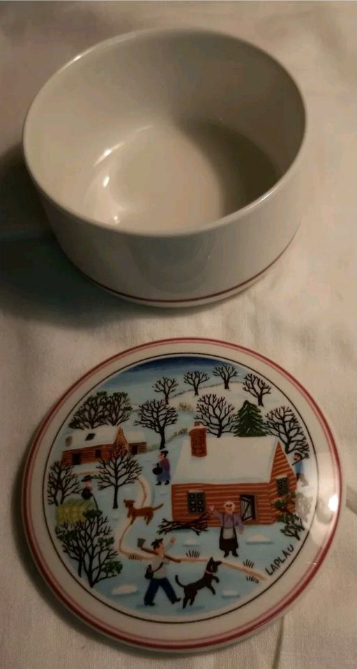 Dose mit Deckel von Villeroy & Boch - Weinachten in Essen