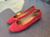 Gabor Hovercraft Ballerina rot Nubukleder Gr.8 gelocht 42 top Saarland - Illingen Vorschau