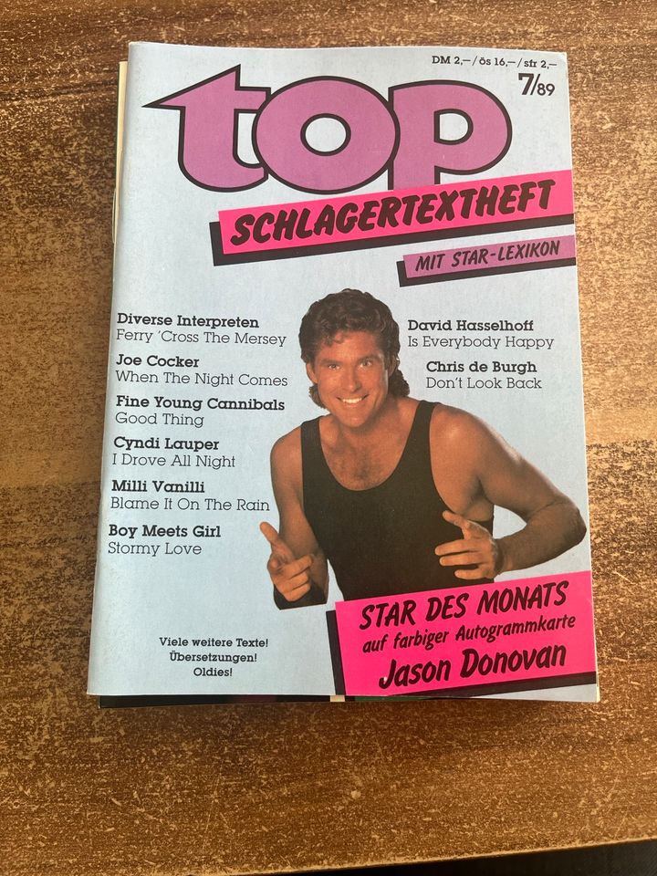 Top Schlagerhefte komplett 1989 in Zell am Harmersbach